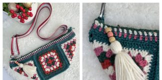 Granny Crossbody Bum Bag Free Crochet Pattern