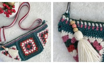 Granny Crossbody Bum Bag Free Crochet Pattern
