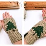 Granny Tree Gloves Free Crochet Pattern and Video Tutorial