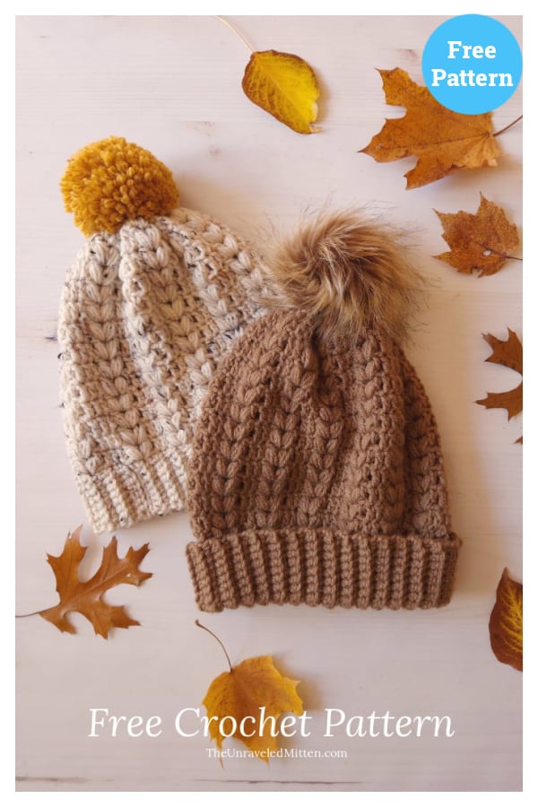Harvest Stitch Hat Free Crochet Pattern