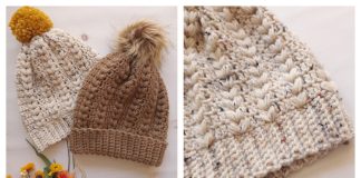 Harvest Stitch Hat Free Crochet Pattern