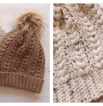 Harvest Stitch Hat Free Crochet Pattern