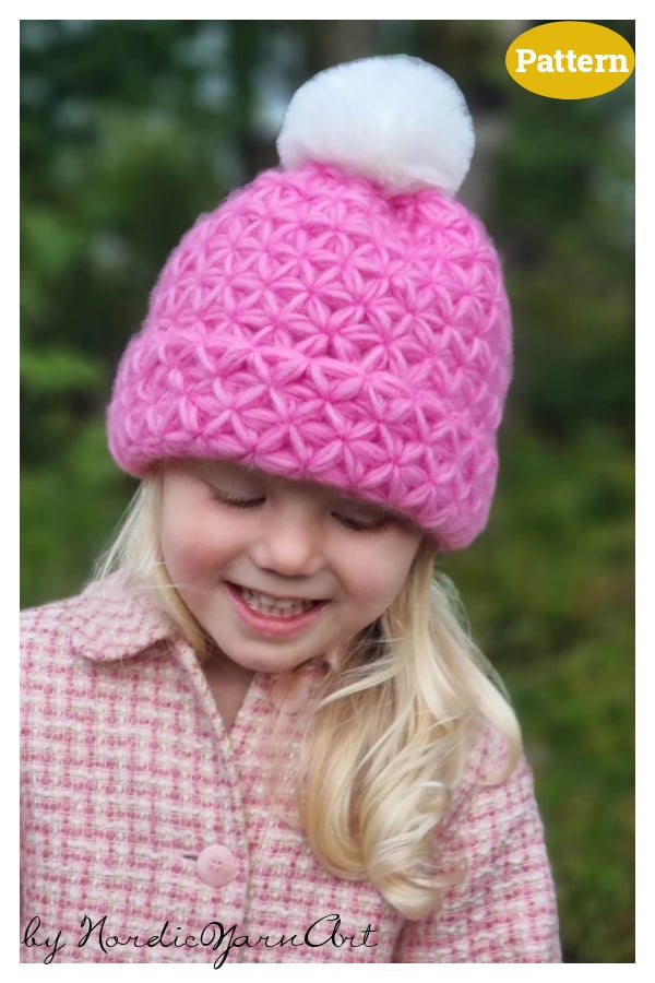 Jasmine Stitch Beanie Crochet Pattern