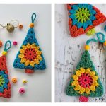 Jolly Bauble Christmas Tree Free Crochet Pattern