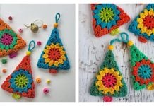Jolly Bauble Christmas Tree Free Crochet Pattern