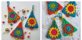 Jolly Bauble Christmas Tree Free Crochet Pattern
