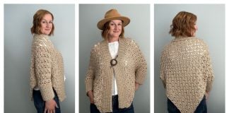 Lotte Lace Shrug Free Crochet Pattern and Video Tutorial