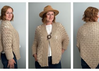Lotte Lace Shrug Free Crochet Pattern and Video Tutorial