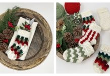 Mini Country Charm Christmas Stocking Free Crochet Pattern