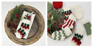 Mini Country Charm Christmas Stocking Free Crochet Pattern