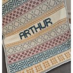 Mosaic Personalized Baby Blanket Free Crochet Pattern