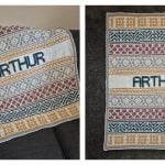 Mosaic Personalized Baby Blanket Free Crochet Pattern