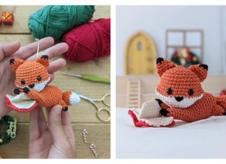 Paige the Reading Fox Free Crochet Pattern