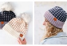 Peek Beanie Free Crochet Pattern Peek Beanie Free Crochet Pattern