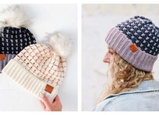 Peek Beanie Free Crochet Pattern
