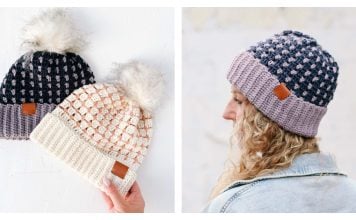 Peek Beanie Free Crochet Pattern