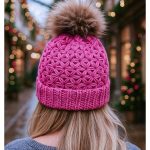 Pink Jasmine Beanie Free Crochet Pattern