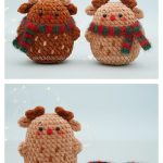 Potato the Reindeer Amigurumi Free Crochet Pattern