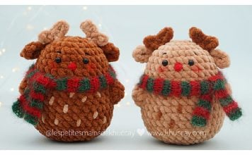 Potato the Reindeer Amigurumi Free Crochet Pattern