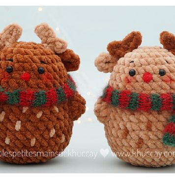 Potato the Reindeer Amigurumi Free Crochet Pattern