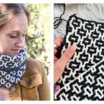 Reversible Interlocking Cowl Free Crochet Pattern