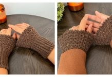 Ruffle Wrist Warmers Free Crochet Pattern and Video Tutorial