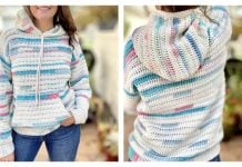 Solara Hoodie Free Crochet Pattern and Video Tutorial