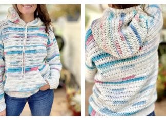Solara Hoodie Free Crochet Pattern and Video Tutorial