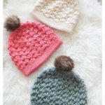 Winter Blossom Hat Free Crochet Pattern