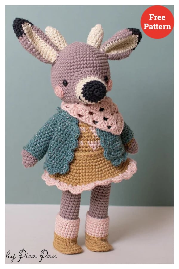 Amigurumi Aurora Deer Free Crochet Pattern