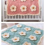 Baby Cozy Petals Blanket Free Crochet Pattern