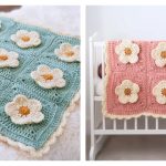 Baby Cozy Petals Blanket Free Crochet Pattern