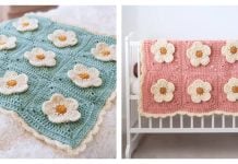 Baby Cozy Petals Blanket Free Crochet Pattern Baby Cozy Petals Blanket Free Crochet Pattern