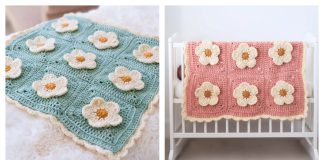 Baby Cozy Petals Blanket Free Crochet Pattern