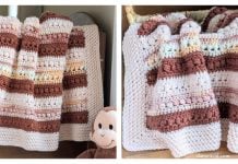Bead Stitch Baby Blanket Free Crochet Pattern and Video Tutorial Bead Stitch Baby Blanket Free Crochet Pattern and Video Tutorial