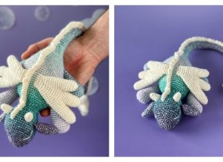 Dreamy the Sleepy Dragon Free Crochet Pattern