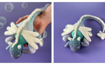 Dreamy the Sleepy Dragon Free Crochet Pattern