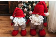 Jumbo Gnome Amigurumi Crochet Pattern and Video Tutorial