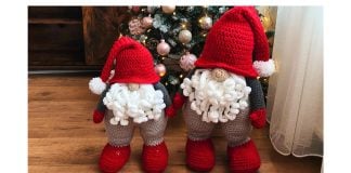 Jumbo Gnome Amigurumi Crochet Pattern and Video Tutorial