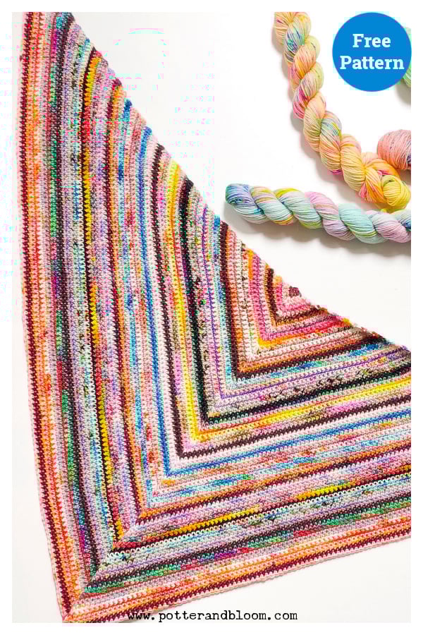 Nobody's Perfect Shawl Free Crochet Pattern