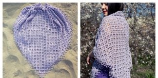 Purpureal Shawl Free Crochet Pattern