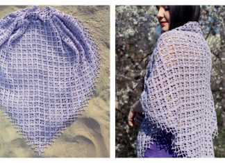 Purpureal Shawl Free Crochet Pattern