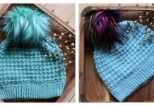 River Stone Beanie Free Crochet Pattern and Video Tutorial