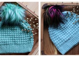 River Stone Beanie Free Crochet Pattern and Video Tutorial