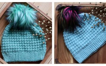 River Stone Beanie Free Crochet Pattern and Video Tutorial