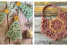 Rustic Flower Motifs Free Crochet Pattern Rustic Flower Motifs Free Crochet Pattern