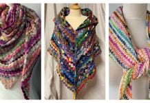 6 Scrap Yarn Shawl Crochet Patterns Scrap Yarn Shawl Crochet Patterns