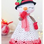Snowman Lovey Crochet Pattern