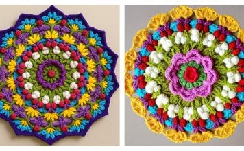 Summer Harvest Mandala Free Crochet Pattern