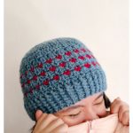 Tiny Hearts Beanie Free Crochet Pattern